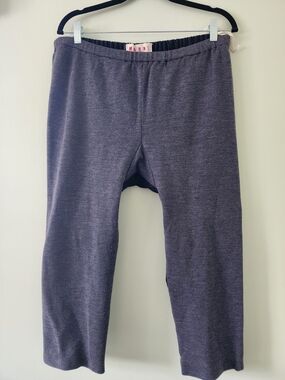 Marni Gray Wool Knit Pants